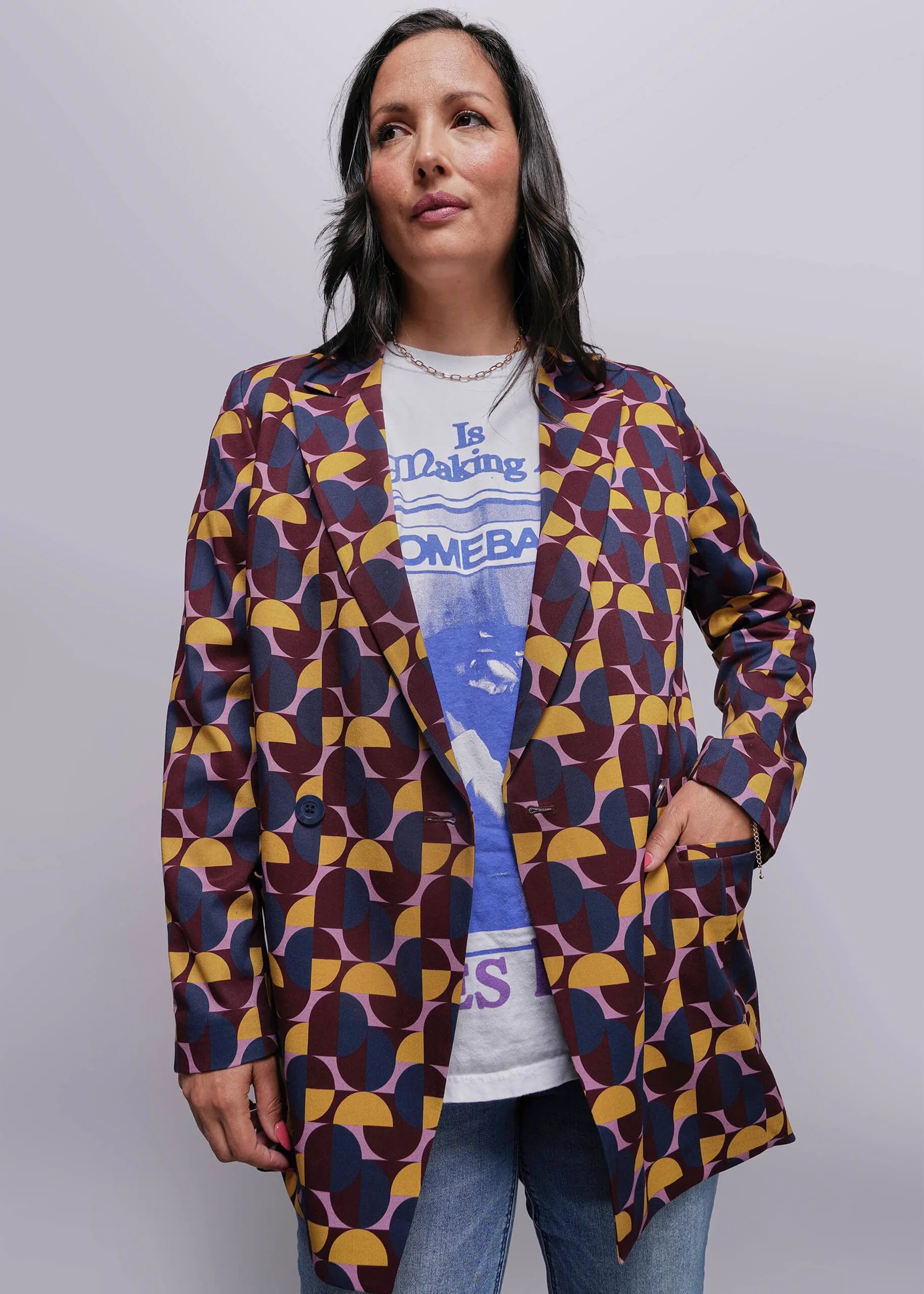 The Empower Double Breasted Blazer sold by WILDFANG product image thumbnail 5