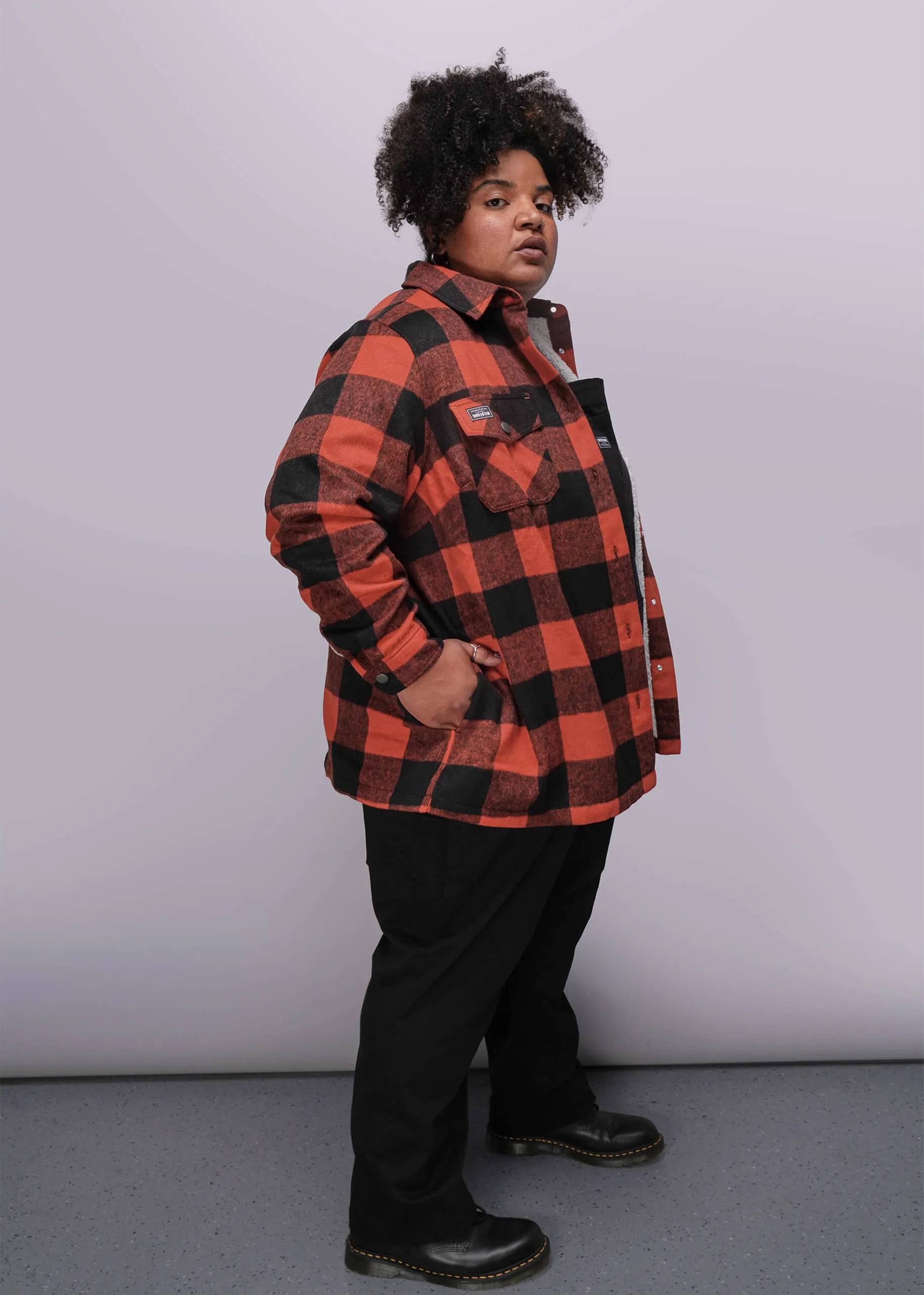 The Essential Flannel Fleece Lined Shacket sold by WILDFANG product image thumbnail 4