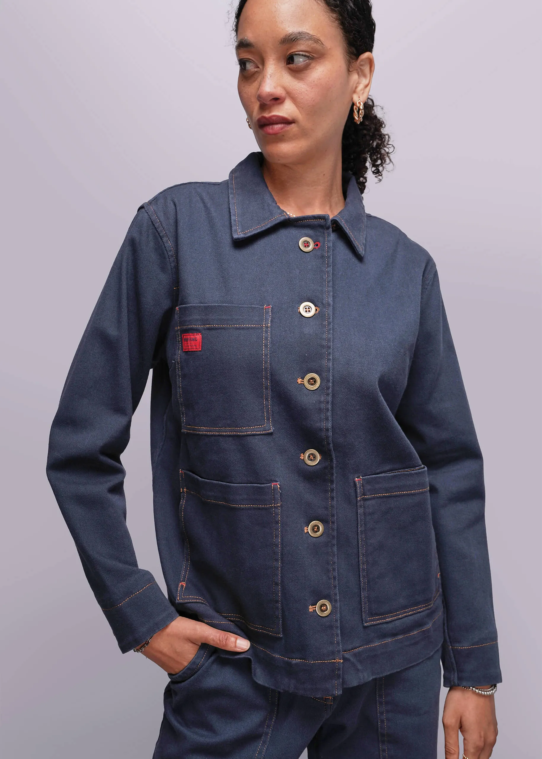 The Essential Denim Utility Jacket sold by WILDFANG product image thumbnail 4