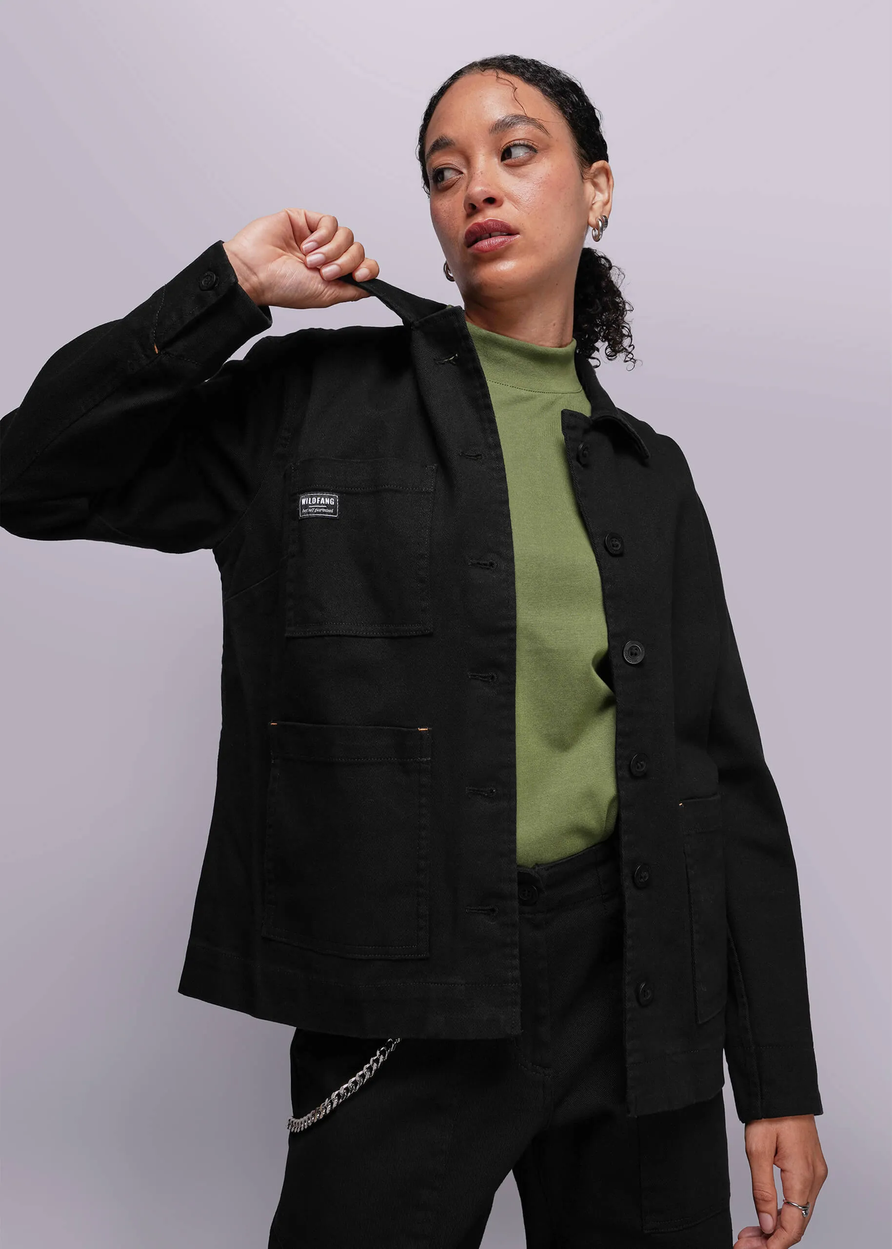 The Essential Denim Utility Jacket sold by WILDFANG