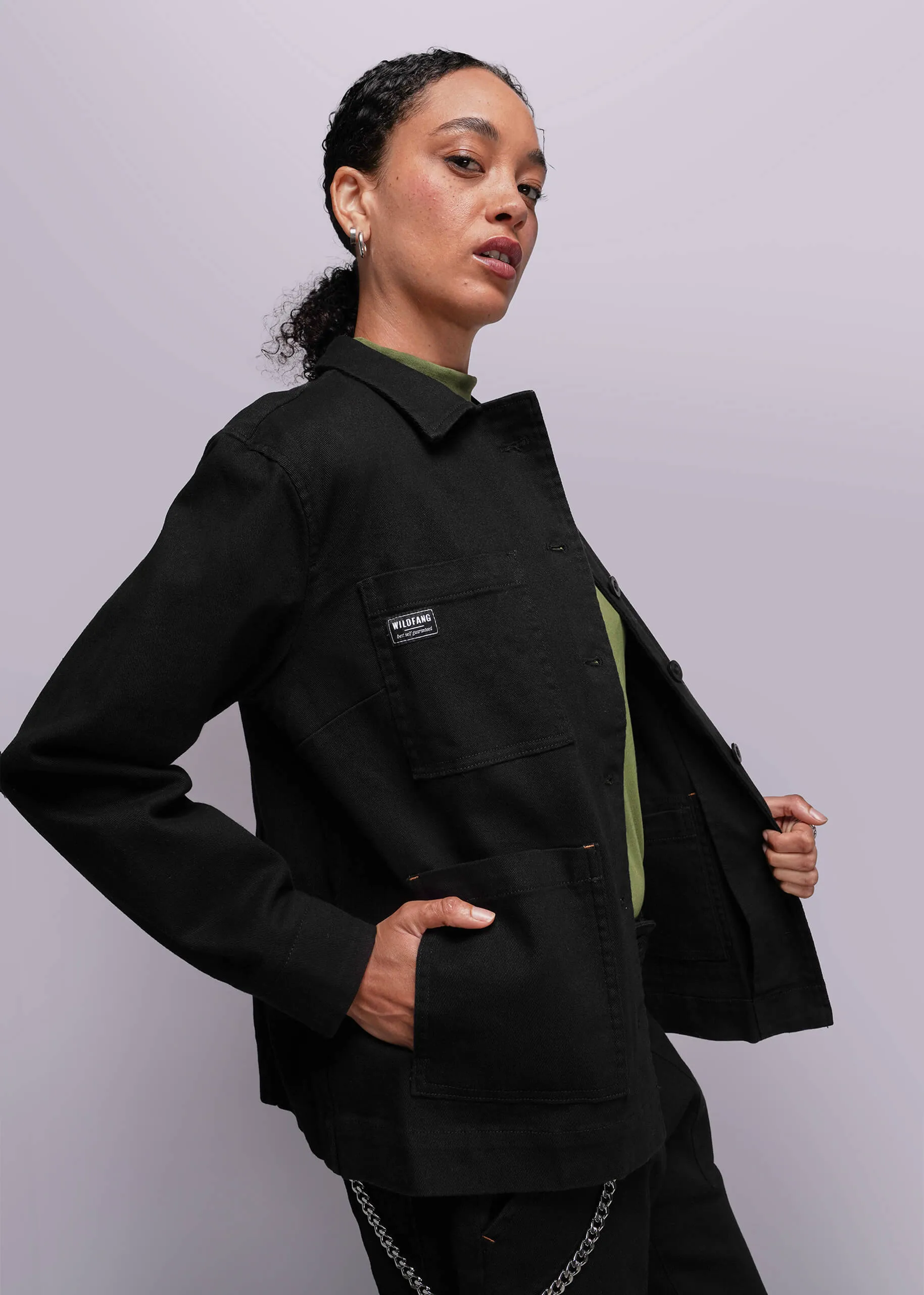 The Essential Denim Utility Jacket sold by WILDFANG product image thumbnail 3