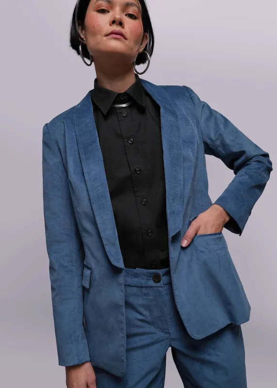 The Empower Velveteen Tux Blazer sold by WILDFANG