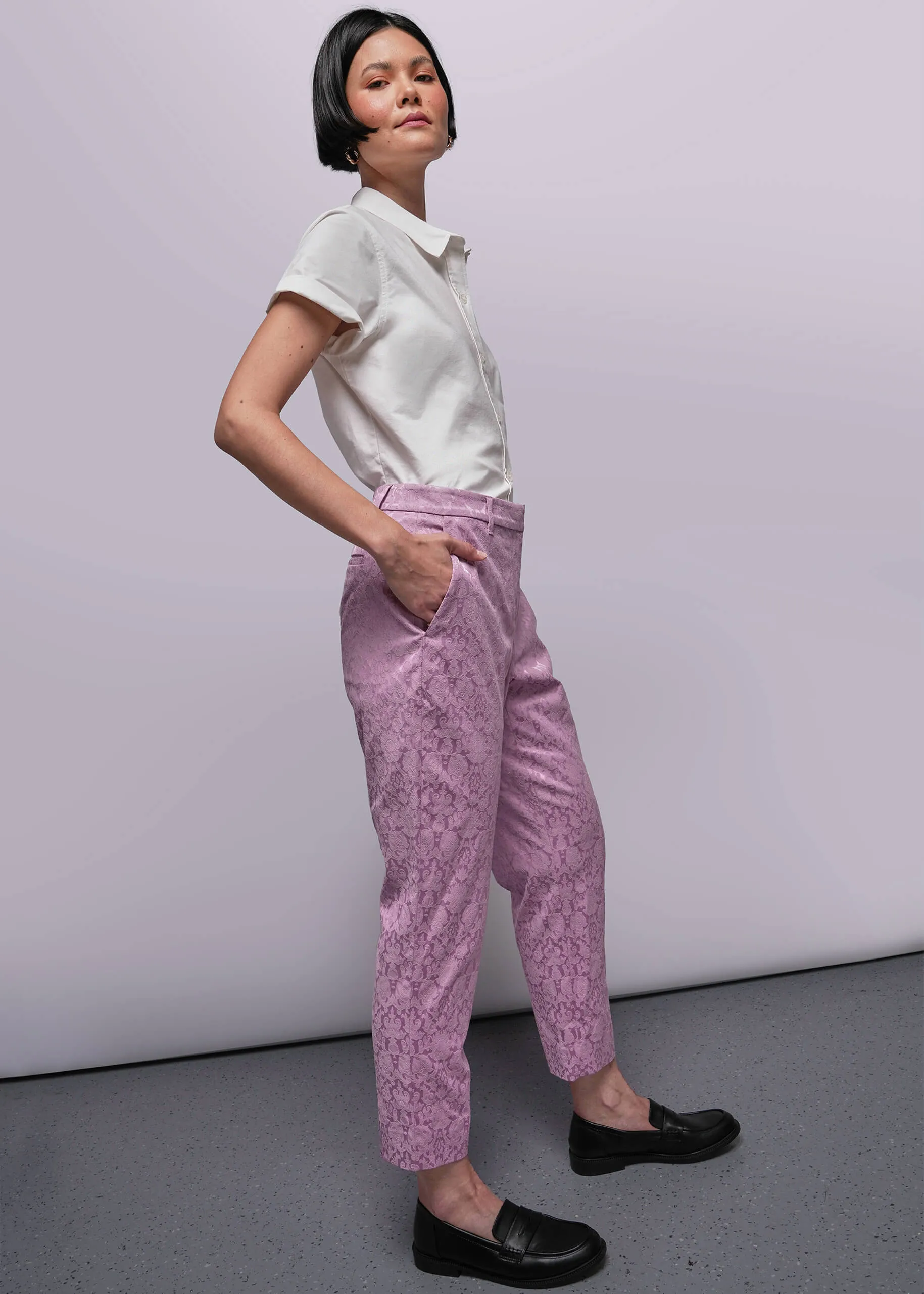 The Empower Jacquard Slim Crop Pant sold by WILDFANG product image thumbnail 5