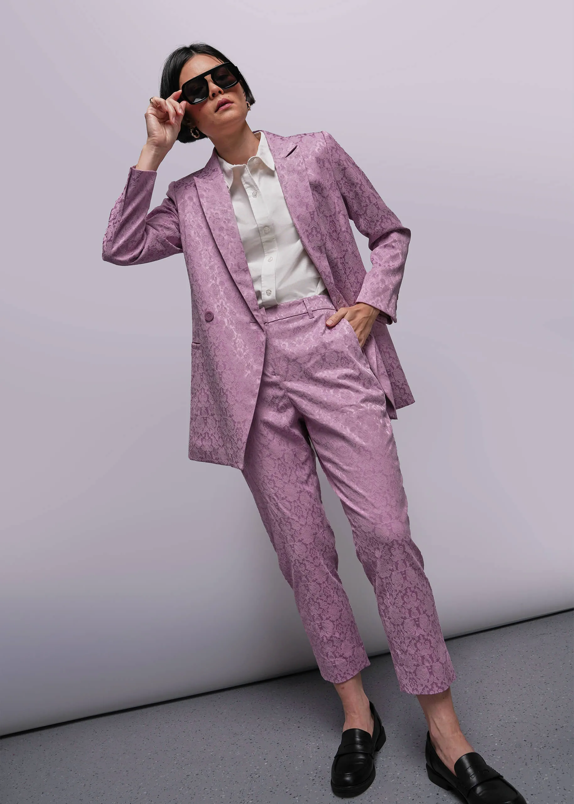 The Empower Jacquard Slim Crop Pant sold by WILDFANG product image thumbnail 4