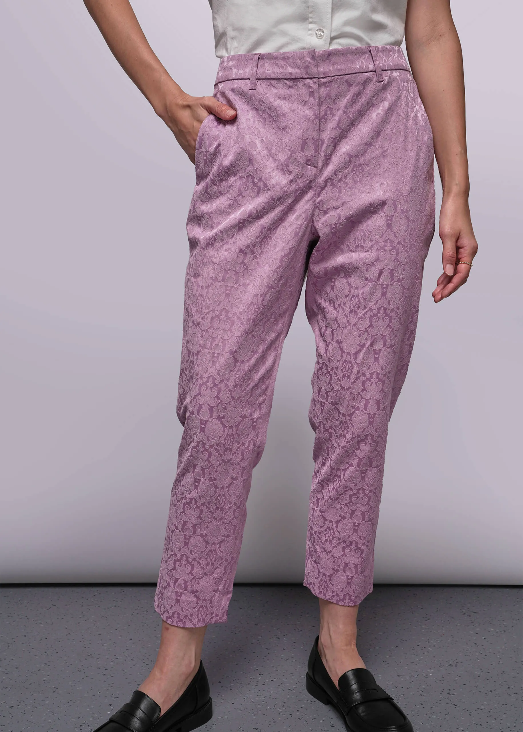 The Empower Jacquard Slim Crop Pant sold by WILDFANG product image thumbnail 2