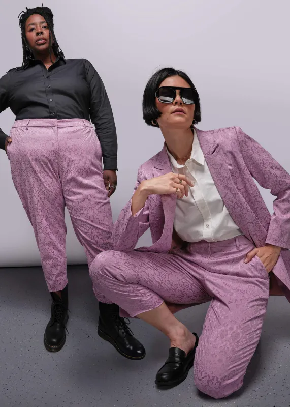 The Empower Jacquard Slim Crop Pant sold by WILDFANG