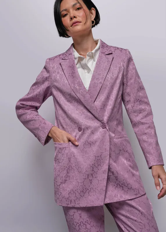 The Empower Jacquard Double Breasted Blazer sold by WILDFANG