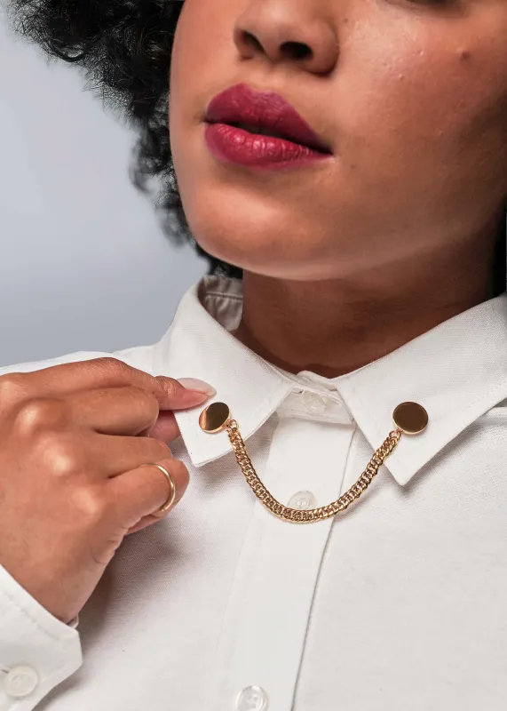 Debbie Harry X Wildfang Chain Collar Clips made by WILDFANG