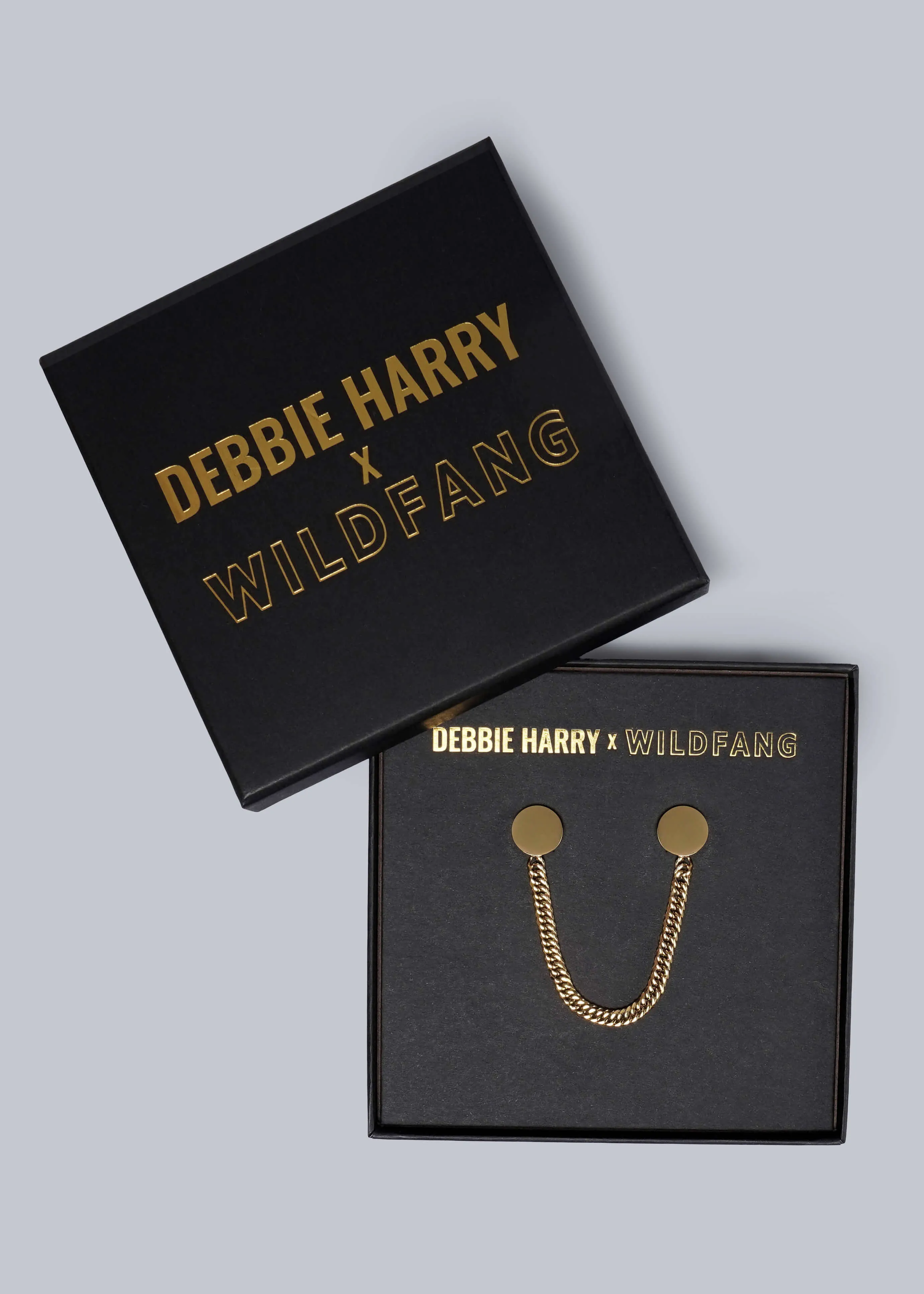 Debbie Harry X Wildfang Chain Collar Clips sold by WILDFANG product image thumbnail 2