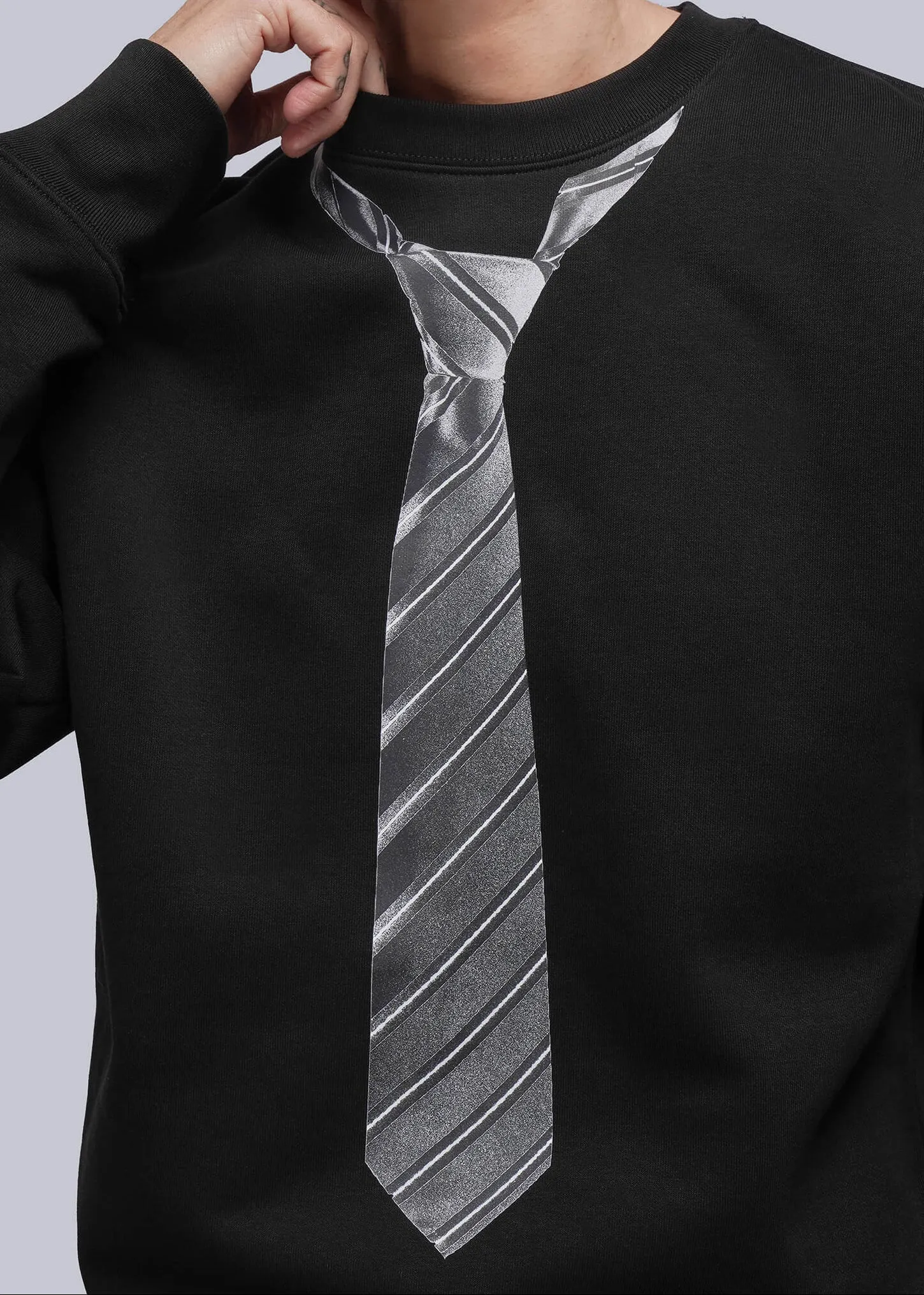 The Wildfang Tie Crew Neck Sweatshirt sold by WILDFANG product image thumbnail 2