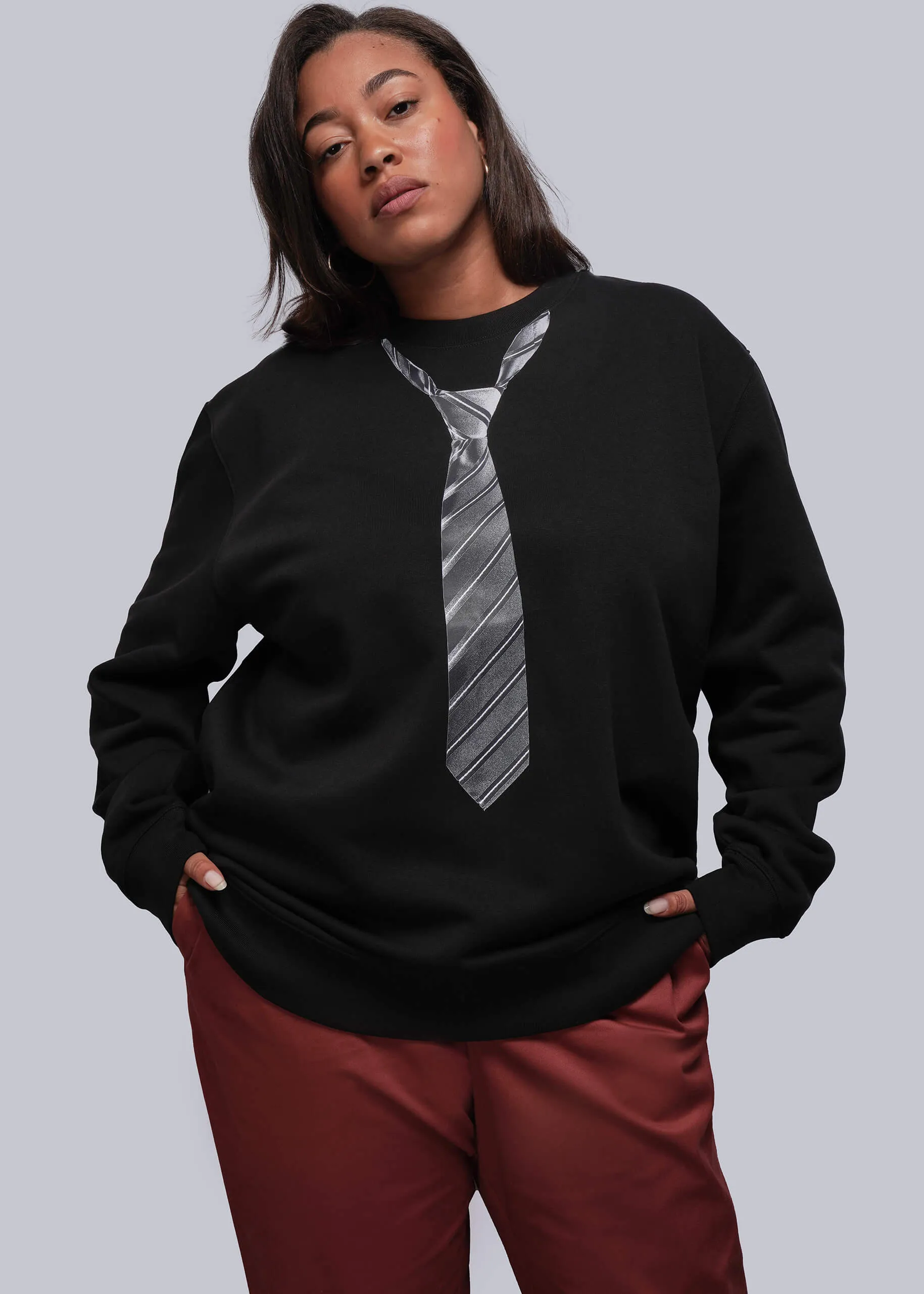 The Wildfang Tie Crew Neck Sweatshirt sold by WILDFANG product image thumbnail 5