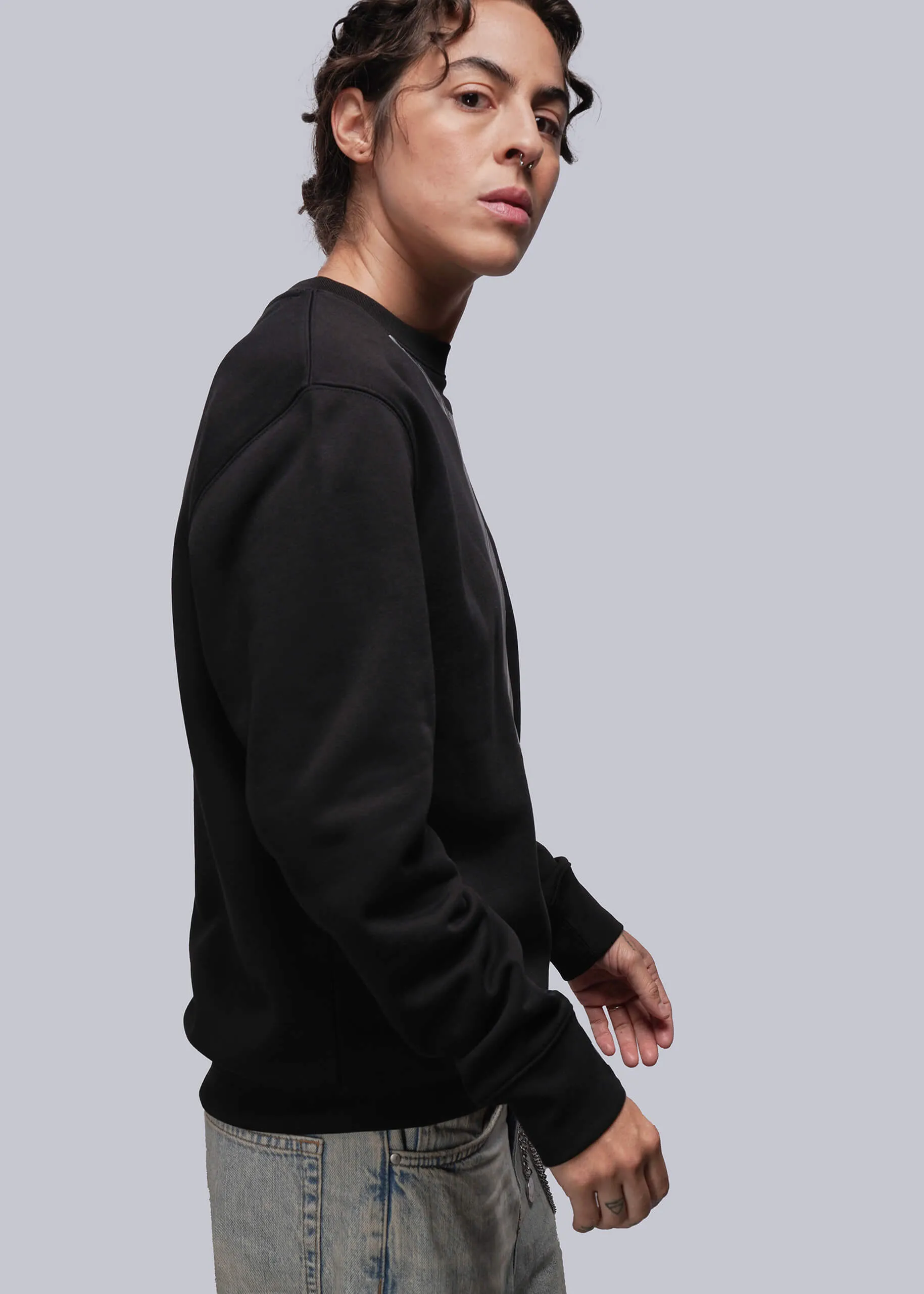 The Wildfang Tie Crew Neck Sweatshirt sold by WILDFANG product image thumbnail 3