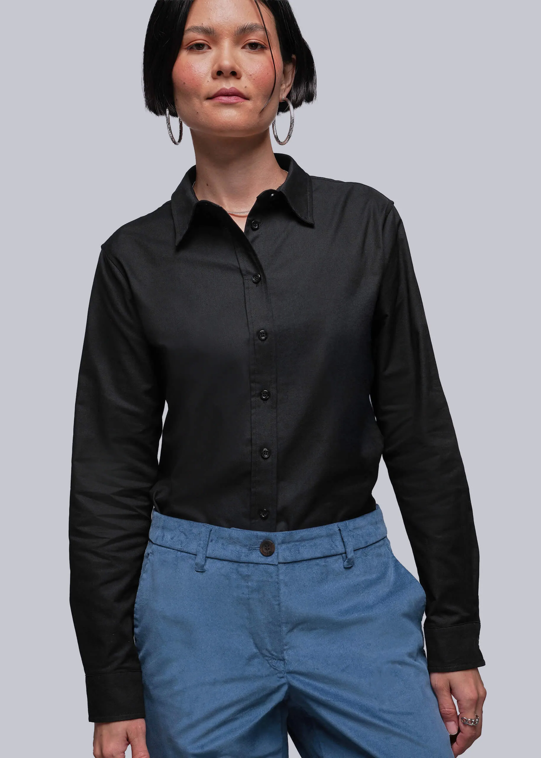 The Essential Long Sleeve Oxford Button Up sold by WILDFANG