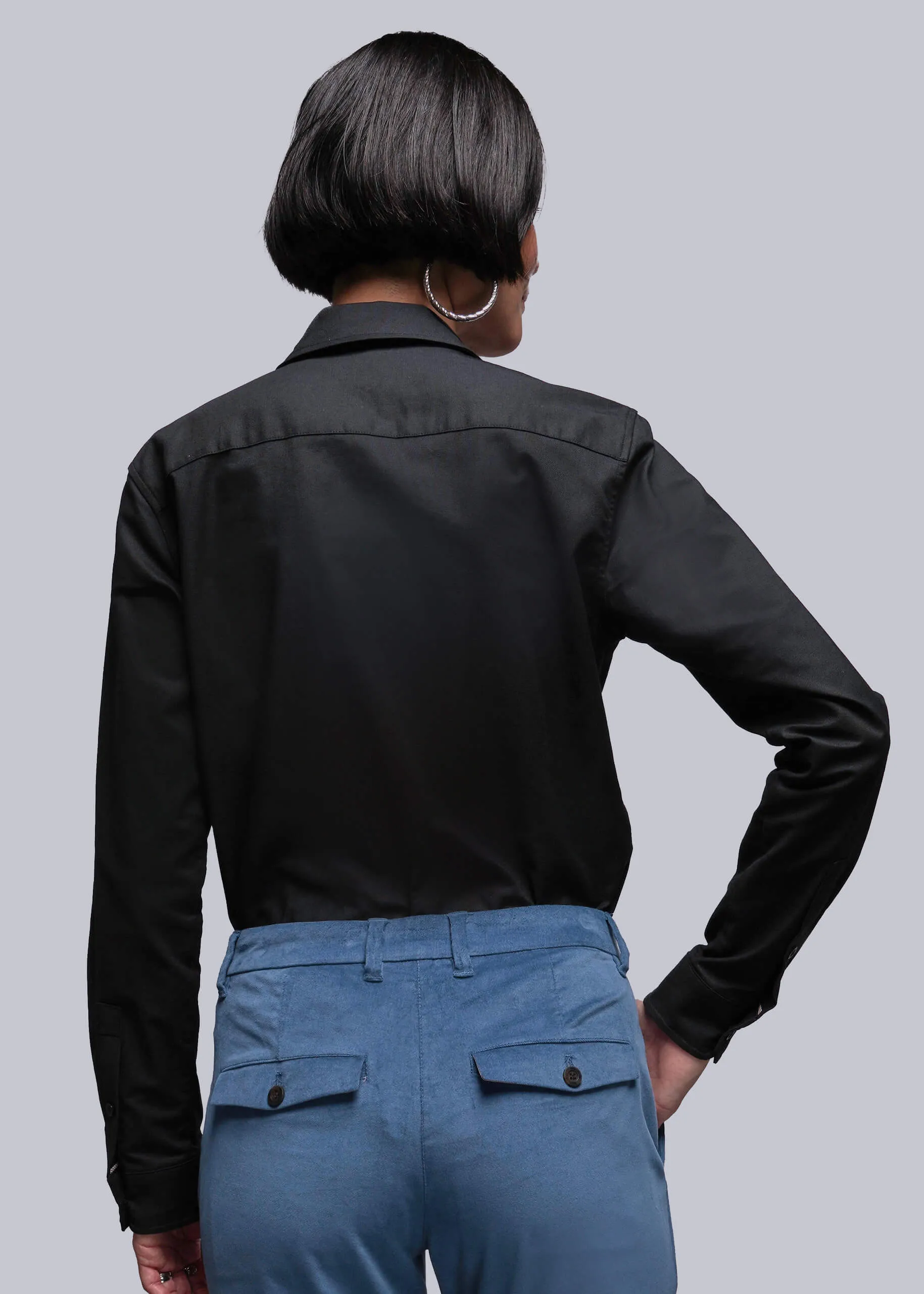 The Essential Long Sleeve Oxford Button Up sold by WILDFANG product image thumbnail 3