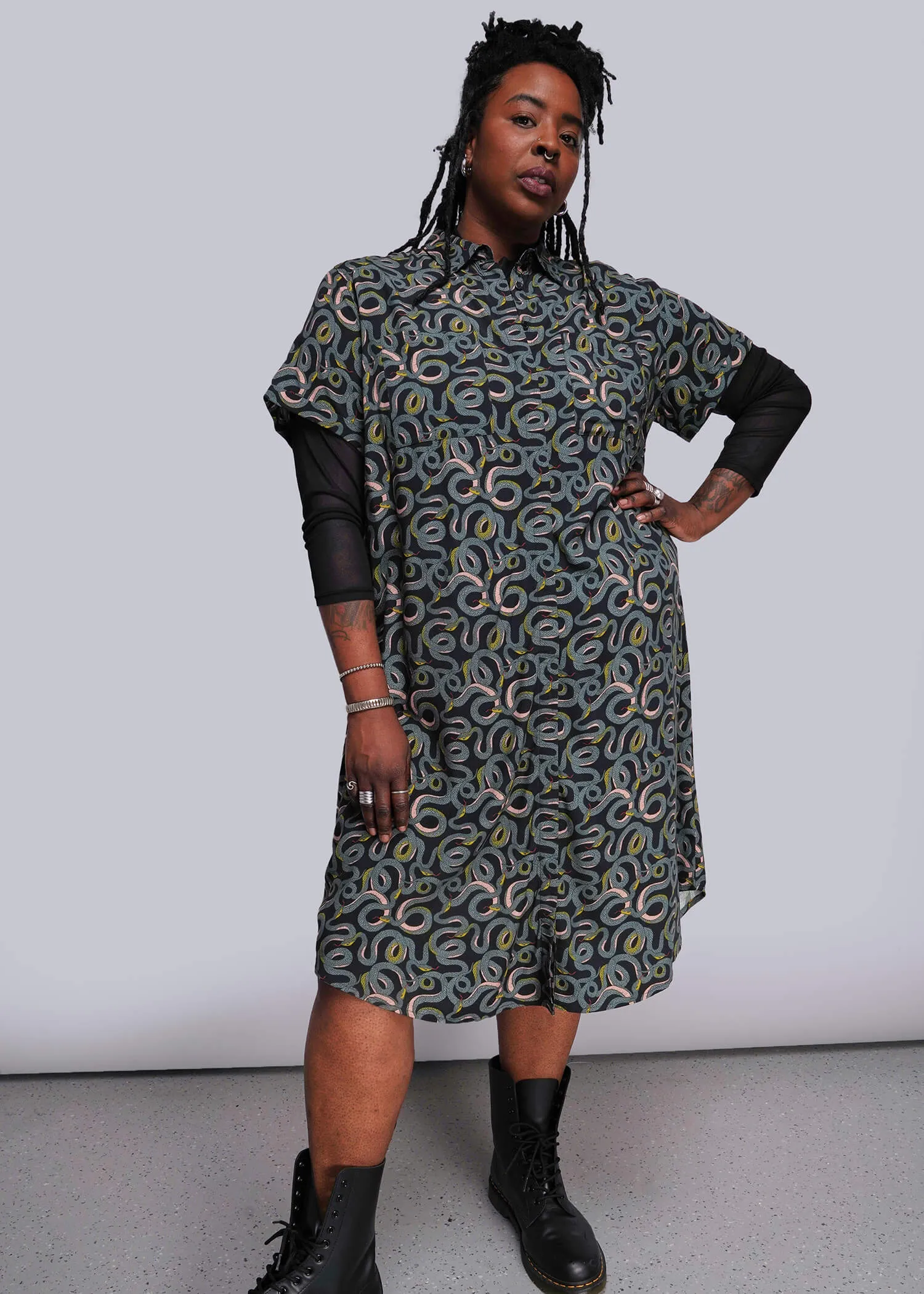The Empower Shirt Dress sold by WILDFANG product image thumbnail 5
