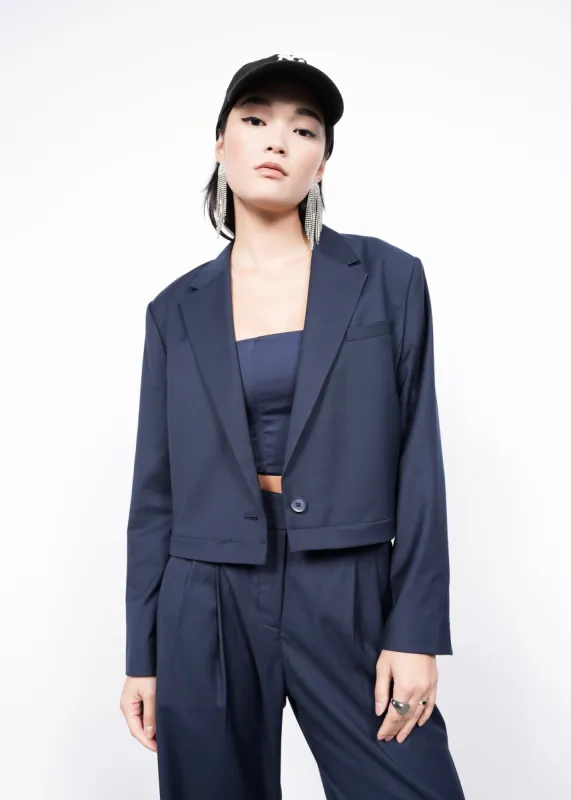 The Empower Cropped Convertible Blazer sold by WILDFANG