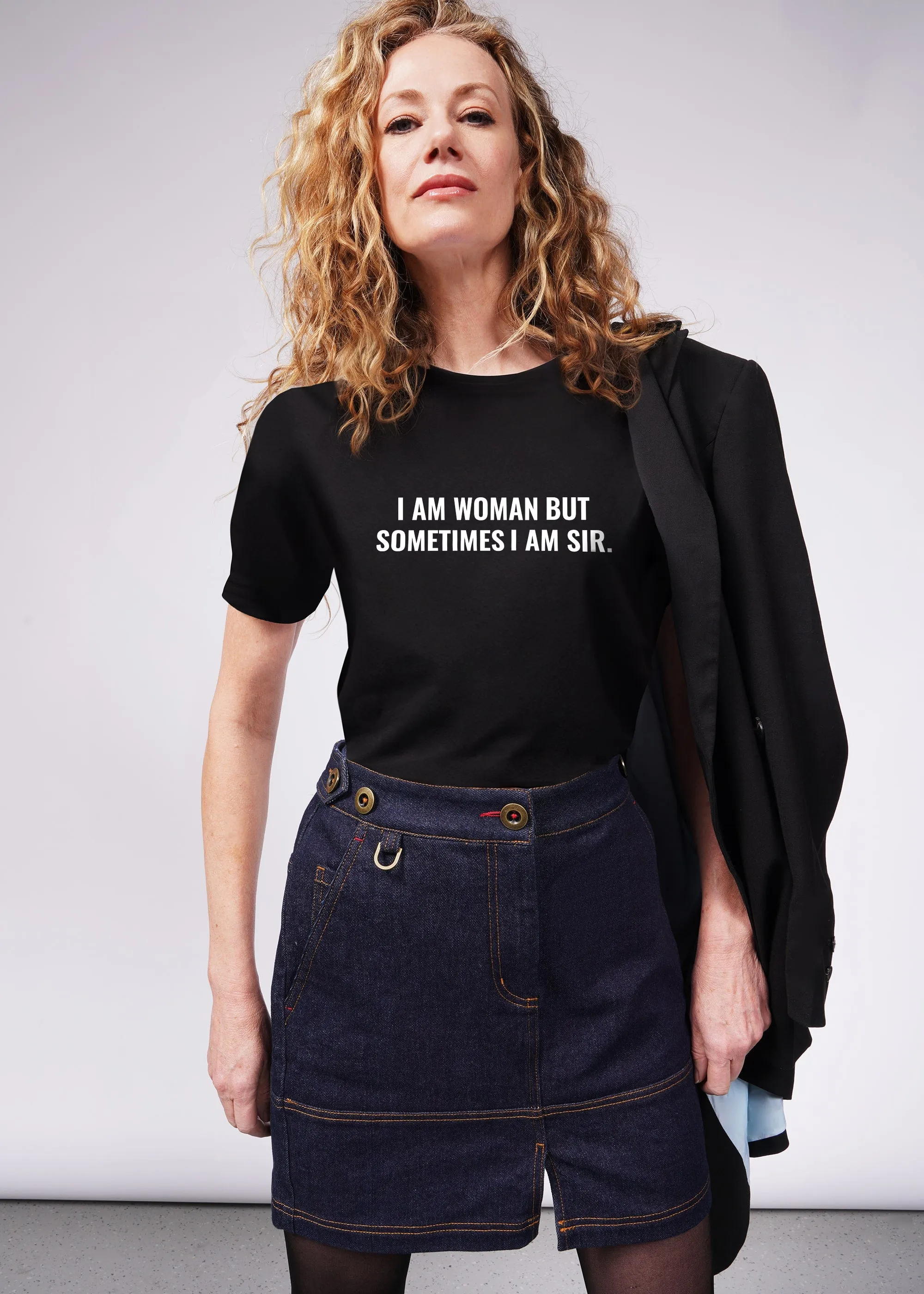 The I Am Woman But Sometimes I Am Sir Tee sold by WILDFANG