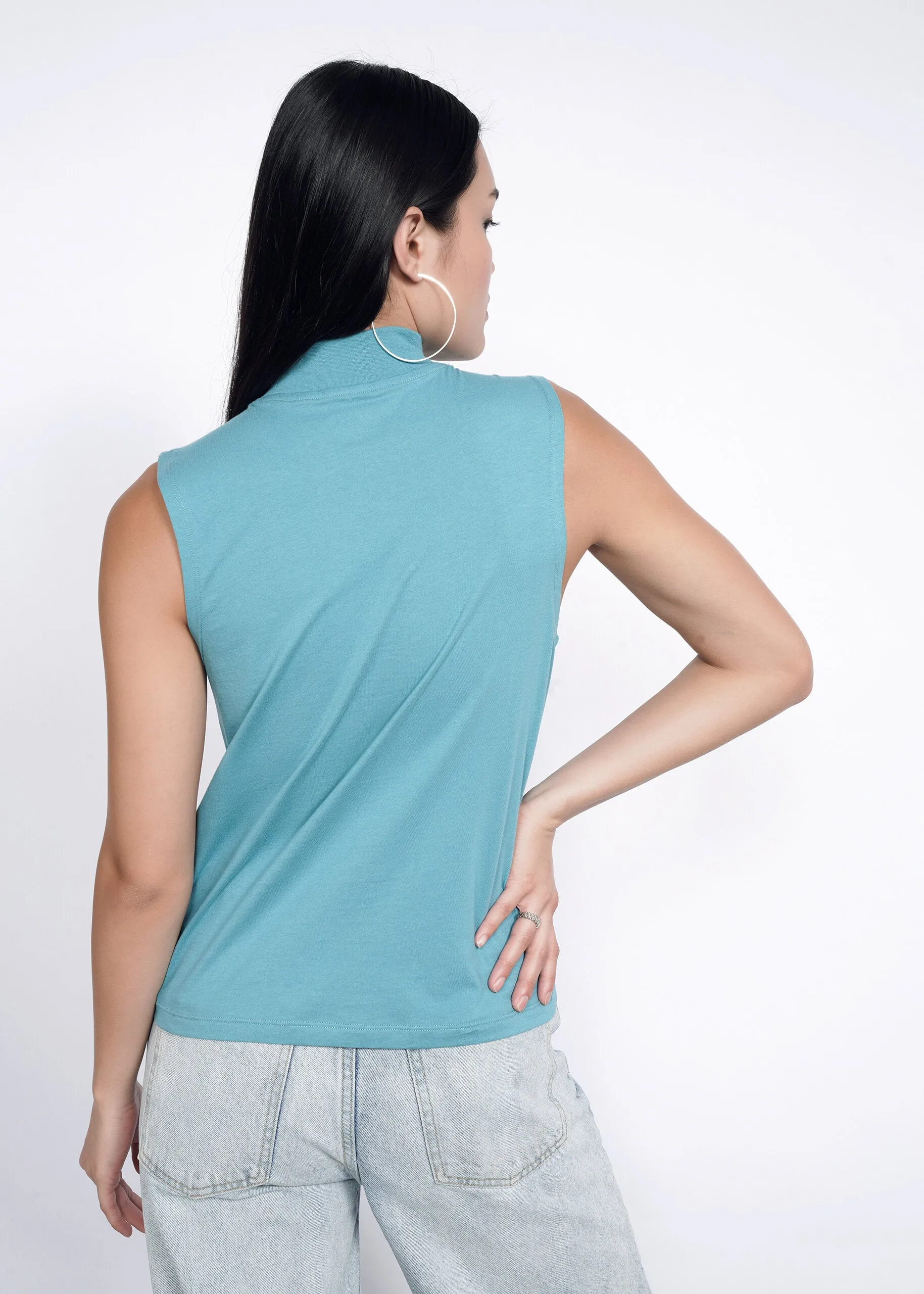 The Essential Mock Neck Tank sold by WILDFANG product image thumbnail 4