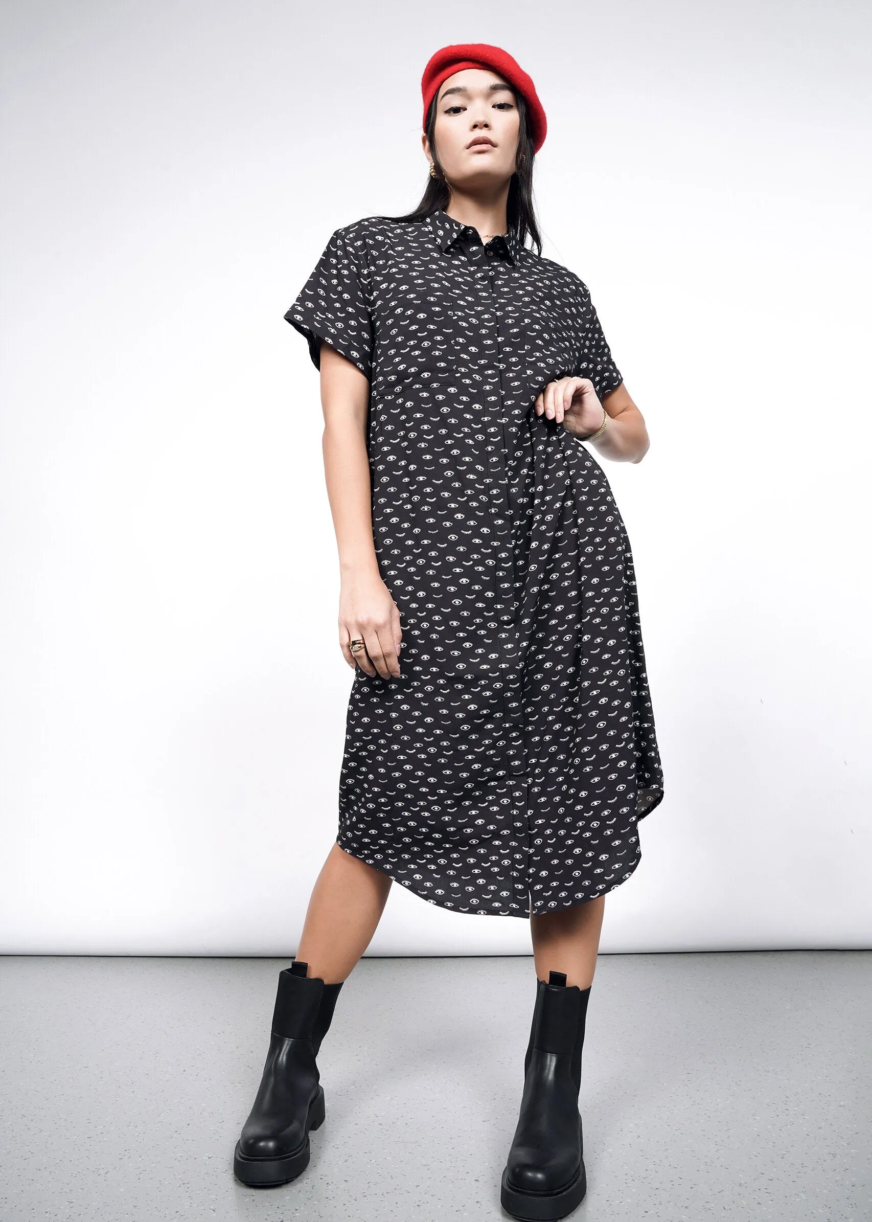 The Empower Shirt Dress sold by WILDFANG