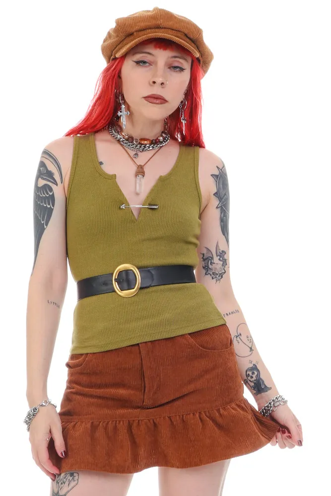 Vintage Classic Black Leather Belt - XS sold by Tunnel Vision product image thumbnail 2