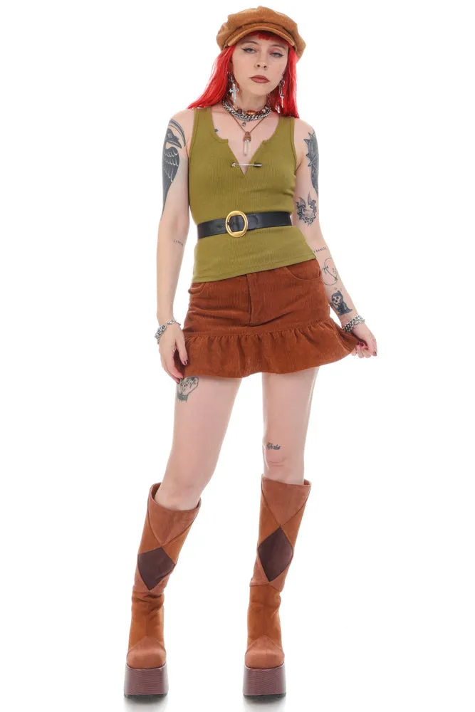 Vintage Classic Black Leather Belt - XS sold by Tunnel Vision product image thumbnail 3