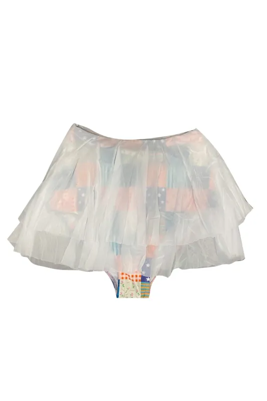 Patchwork Flutter Bikini Swimsuit Bottom sold by Tunnel Vision