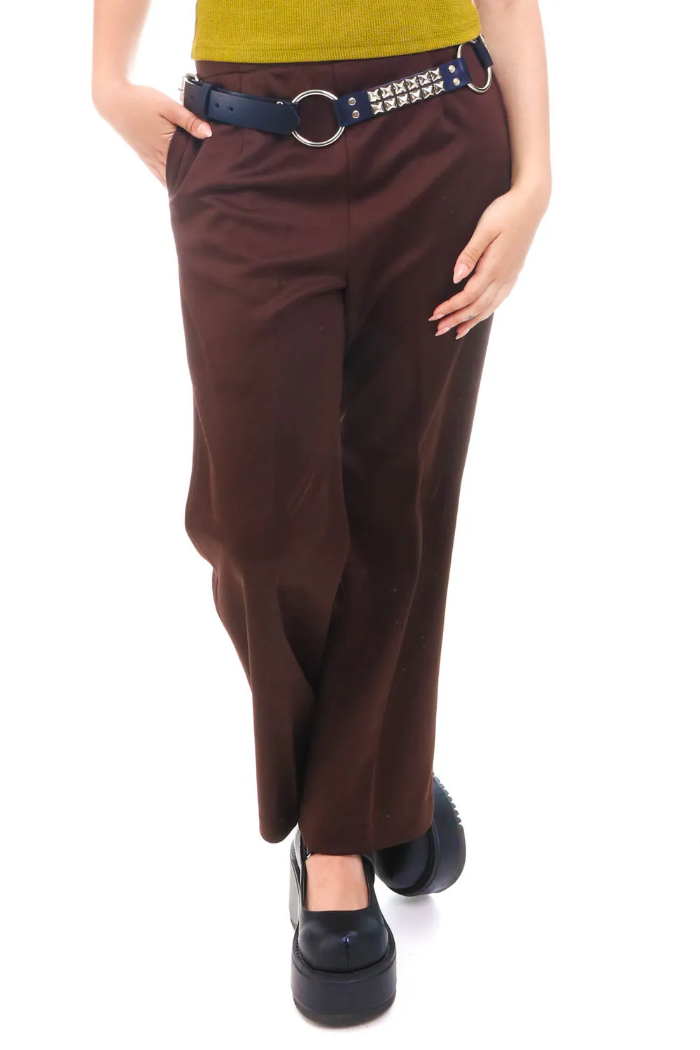 Vintage 70's Brown Trouser Slacks - M/L sold by Tunnel Vision