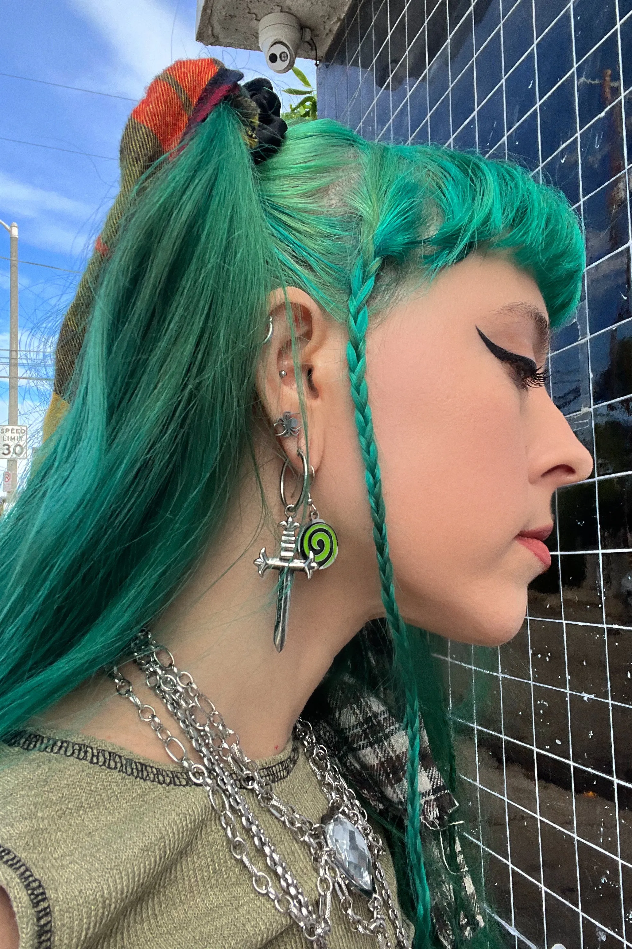 Stainless Steel Sword Earrings sold by Tunnel Vision product image thumbnail 4