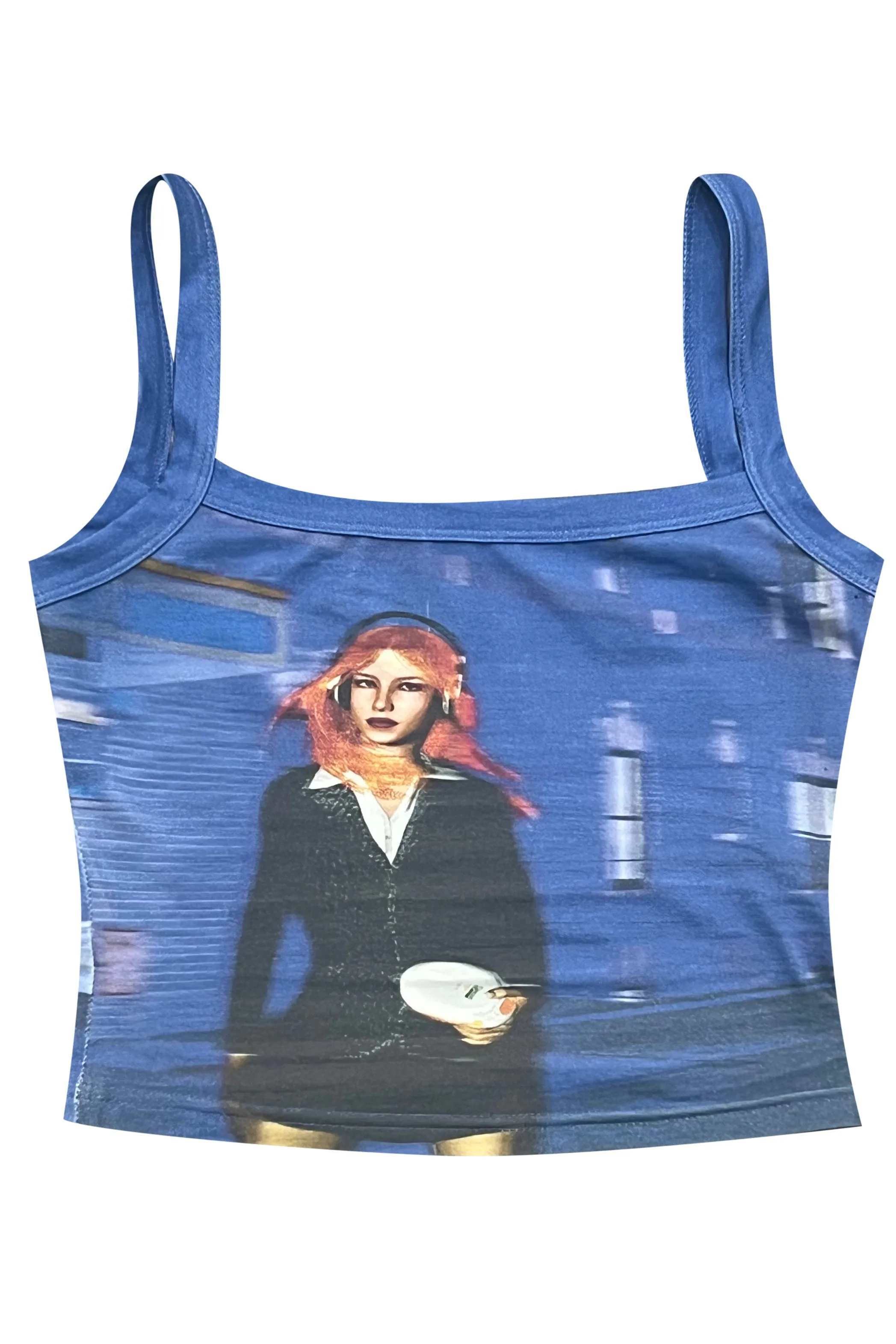 PRE-ORDER: Lizzie Headphones Tank Top sold by Tunnel Vision