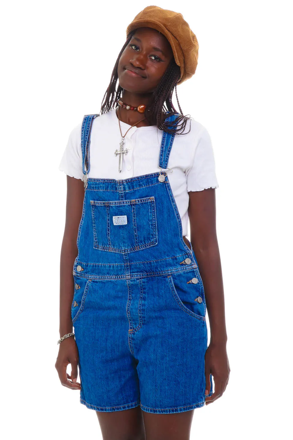 Vintage 90's Classic Denim Baggy Overalls - S/M sold by Tunnel Vision product image thumbnail 2