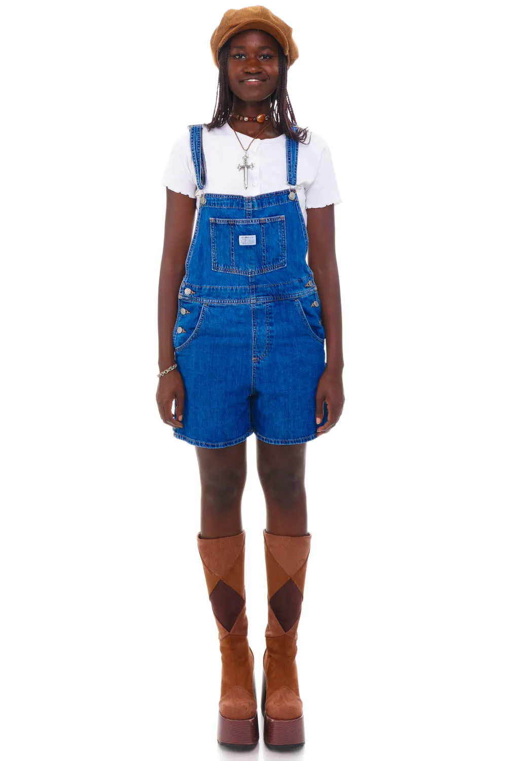 Vintage 90's Classic Denim Baggy Overalls - S/M sold by Tunnel Vision