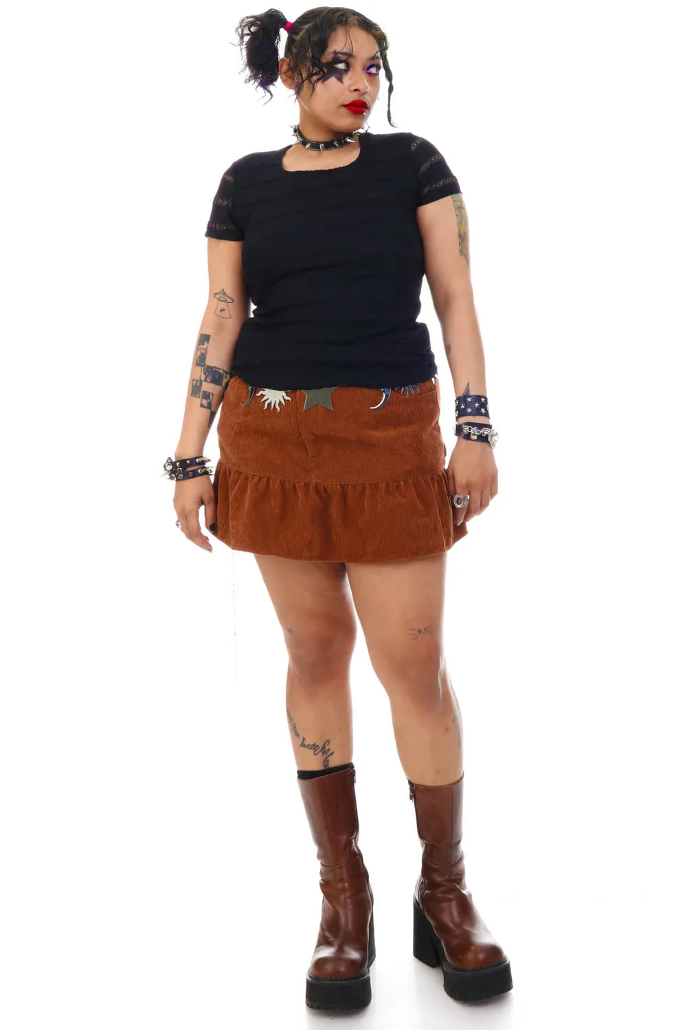 Vintage 90's Black Knitted Stripe Top- M/L/XL sold by Tunnel Vision product image thumbnail 2