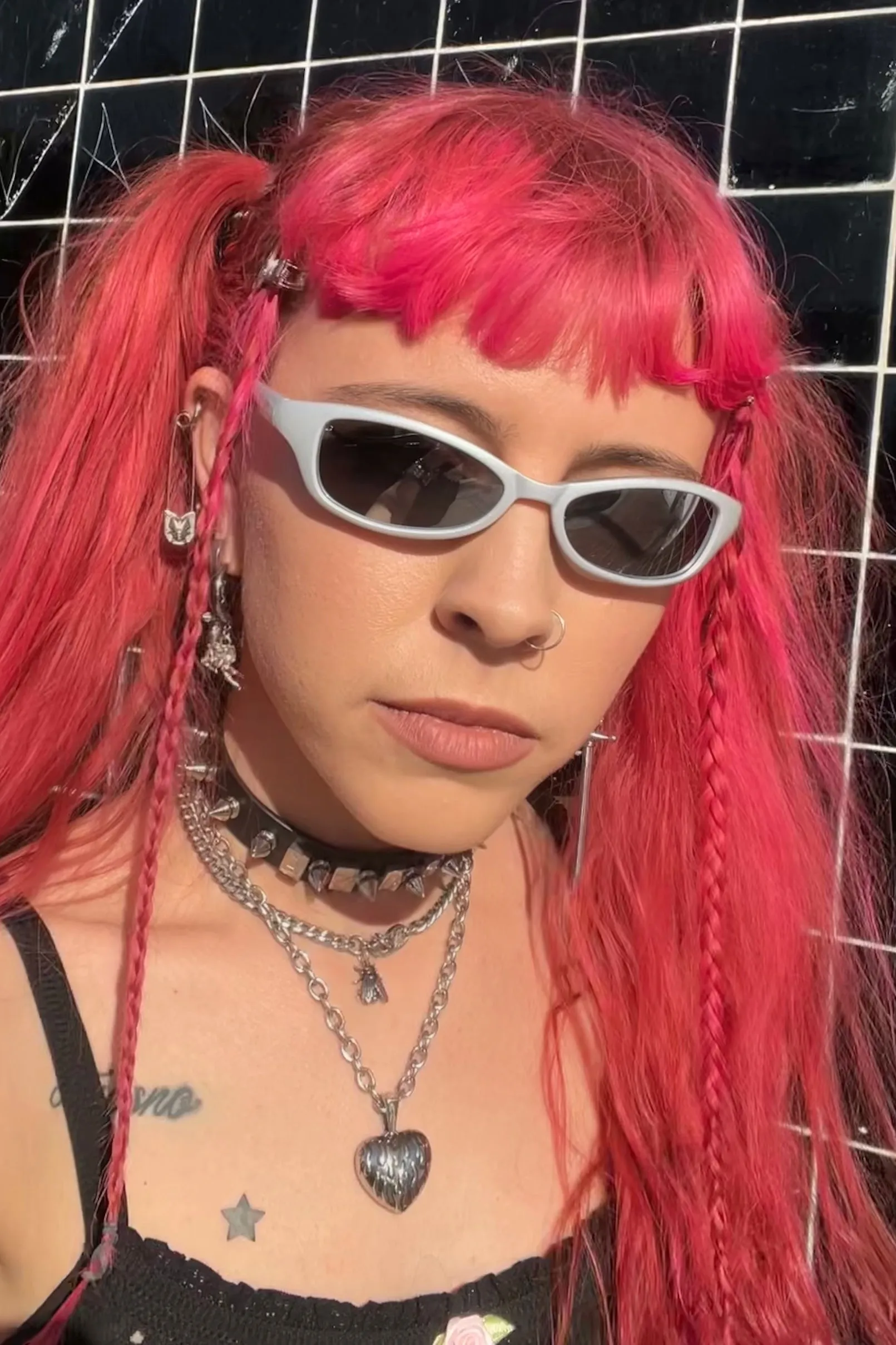 Cat Viper Silver Sunglasses sold by Tunnel Vision product image thumbnail 2