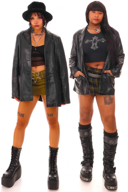 Classic Vintage Leather Jackets - Black sold by Tunnel Vision