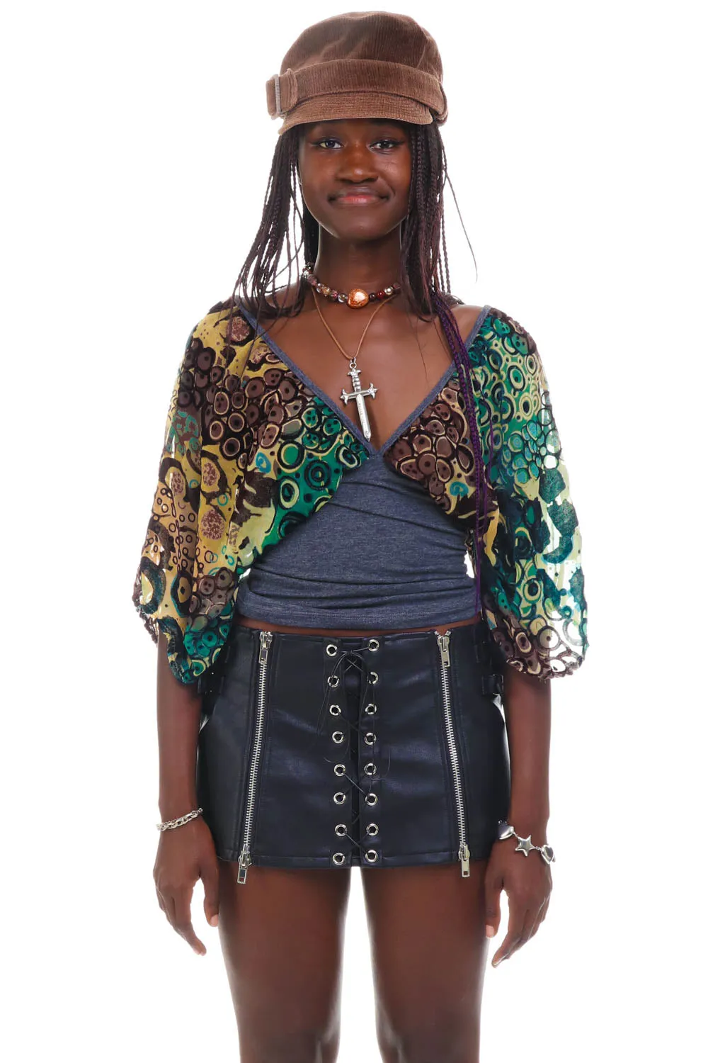 Vintage Y2K Boho Sleeve Top - OSFM sold by Tunnel Vision