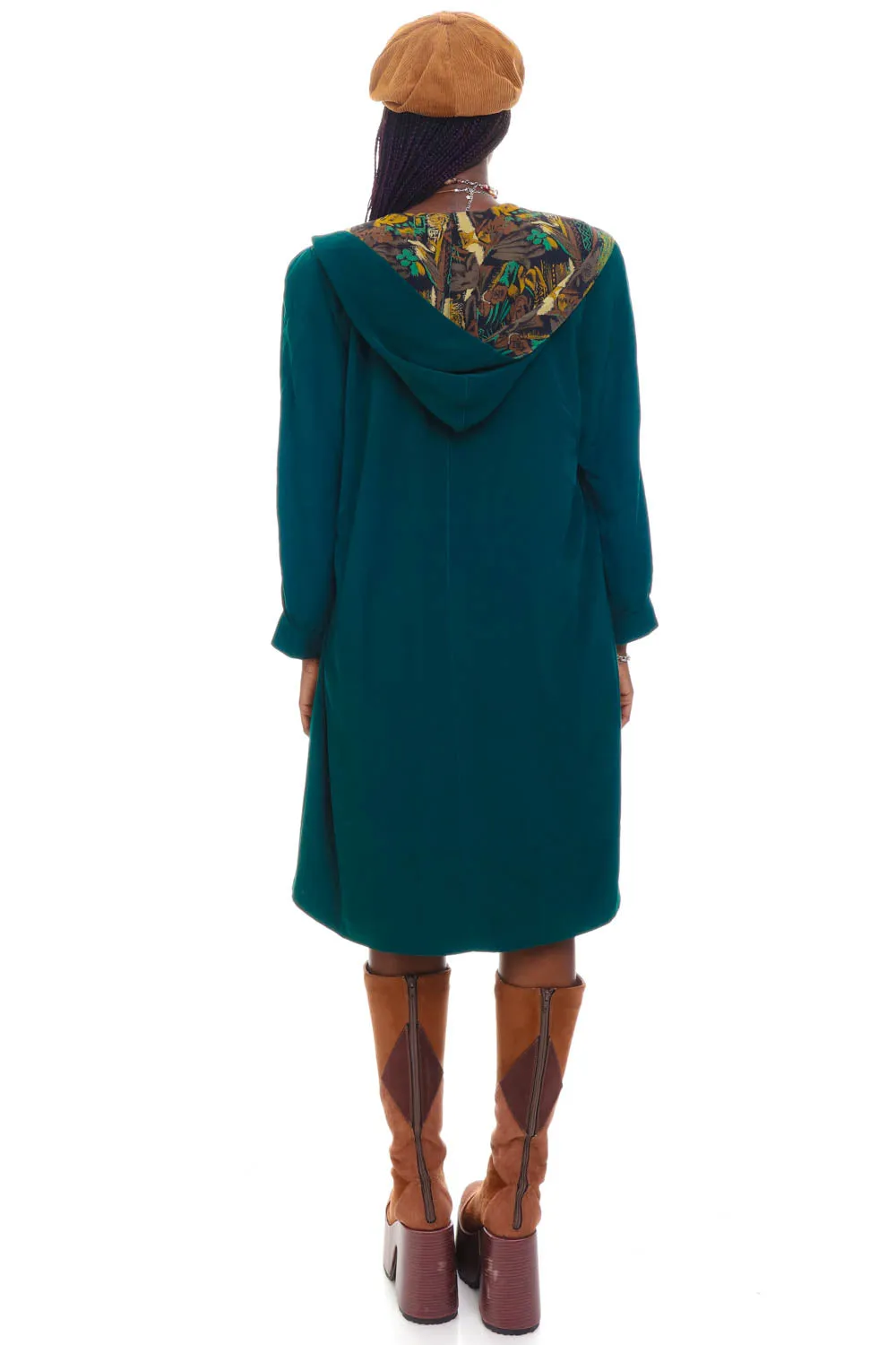 Vintage 90's Forrest Green Reversible Button Up Jacket - OSFM sold by Tunnel Vision product image thumbnail 5