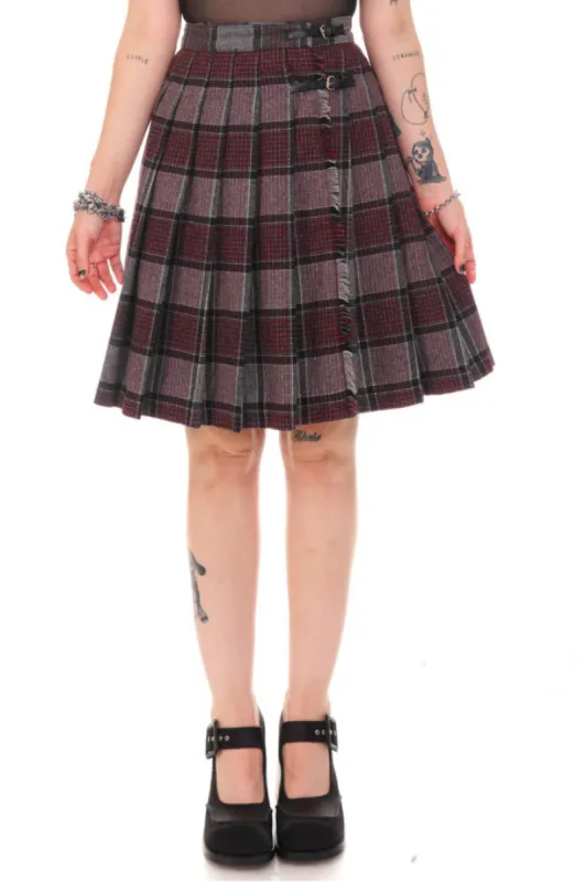 Vintage 90' Grunge Plaid Skirt - XS sold by Tunnel Vision