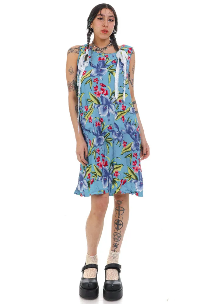 Vintage Y2K Jane Ashley Floral Tank Dress - OSFM sold by Tunnel Vision