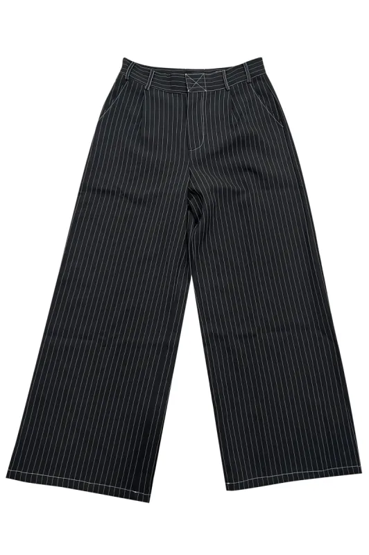 Clerks Pinstripe Wide-Legged Pants sold by Tunnel Vision