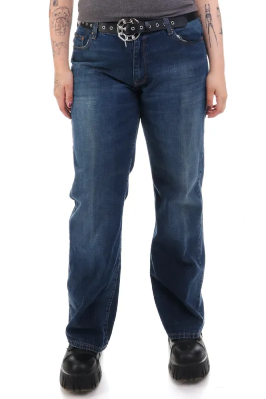 Vintage Y2K Calvin Klein Boot Cut Denim Jeans - XL/2X sold by Tunnel Vision