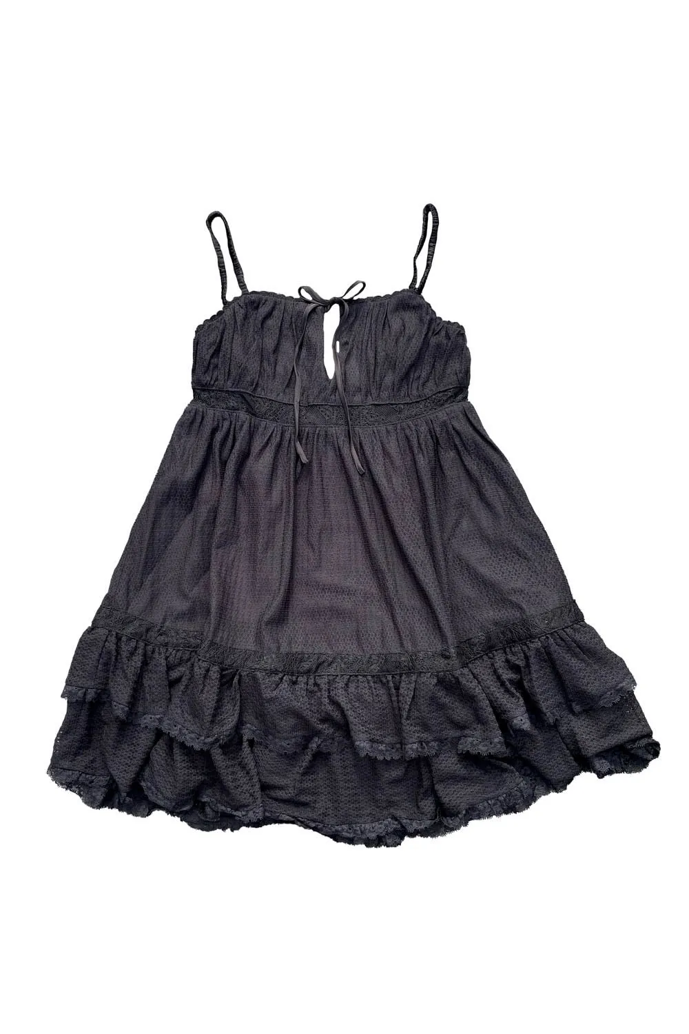 Baby Dolly Black Mini Dress sold by Tunnel Vision