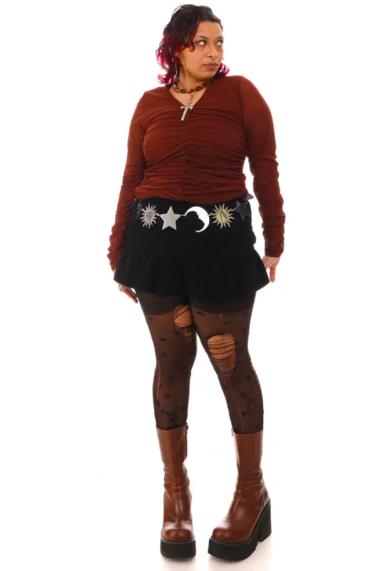 Vintage Y2K Shades OF Fall Ombre Open Cardigan - OSFM sold by Tunnel Vision