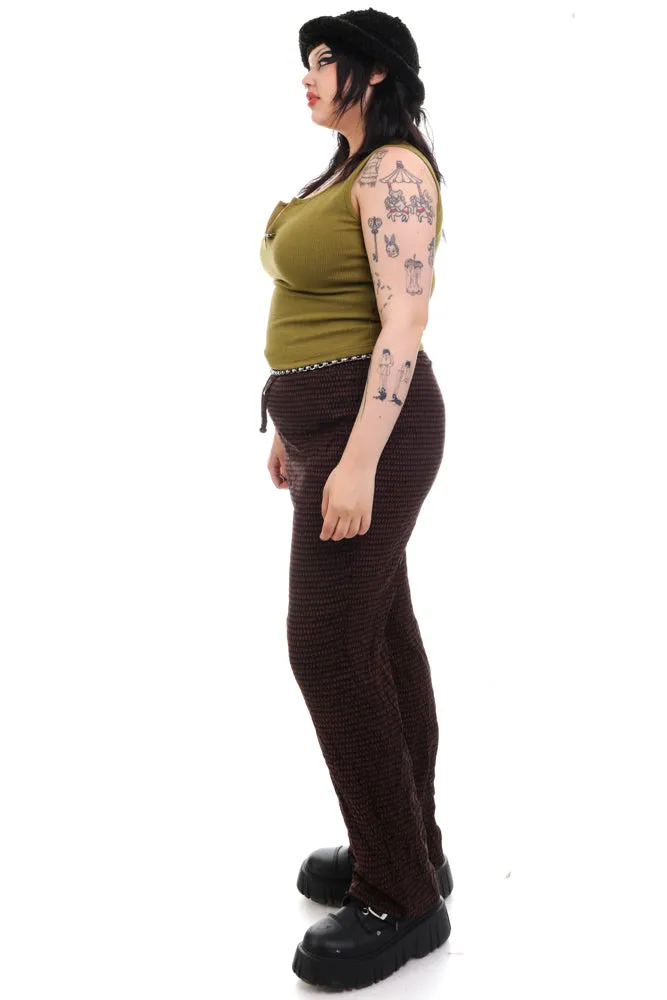 Vintage 90's Dotted Lightweight Rayon Pants - M/L/XL sold by Tunnel Vision product image thumbnail 5