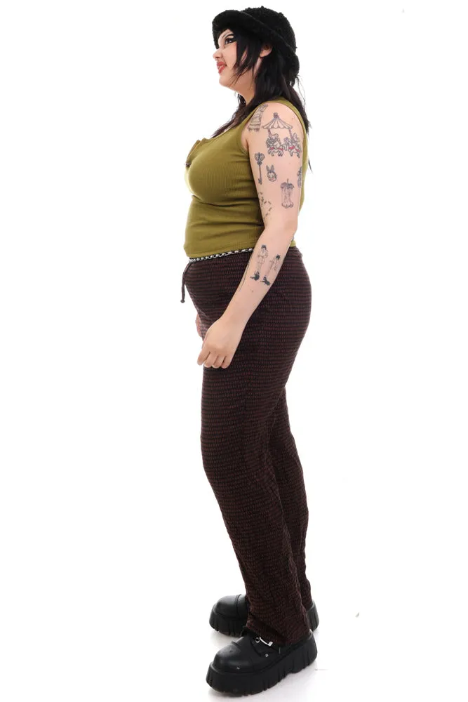 Vintage 90's Dotted Lightweight Rayon Pants - M/L/XL sold by Tunnel Vision product image thumbnail 4