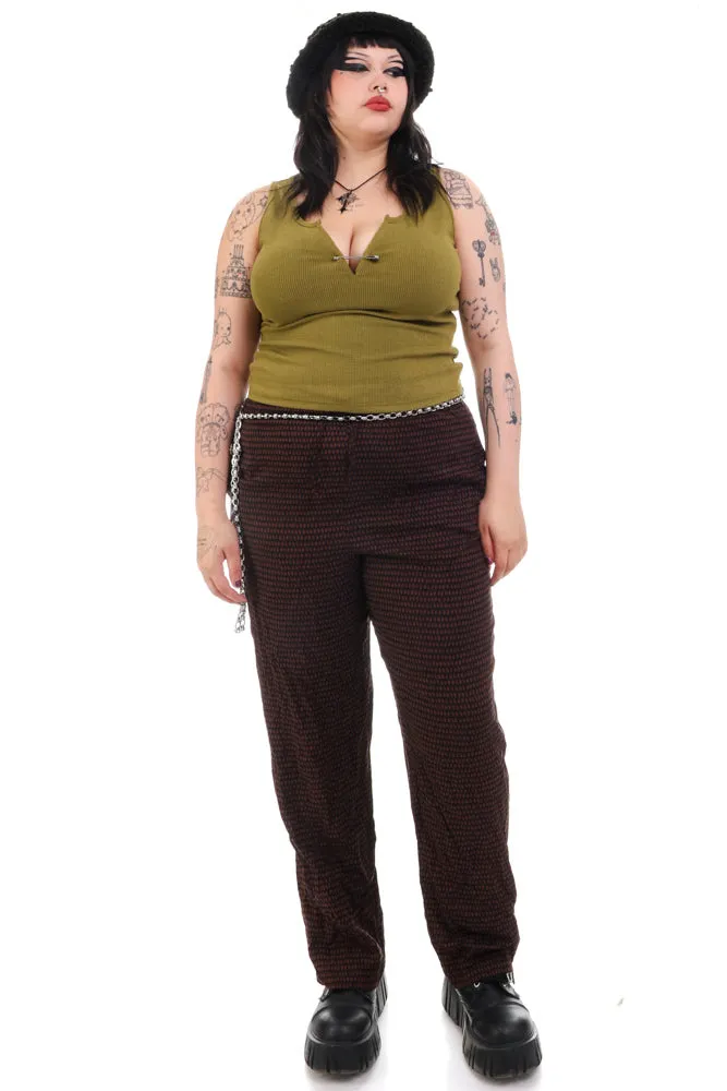 Vintage 90's Dotted Lightweight Rayon Pants - M/L/XL sold by Tunnel Vision product image thumbnail 2