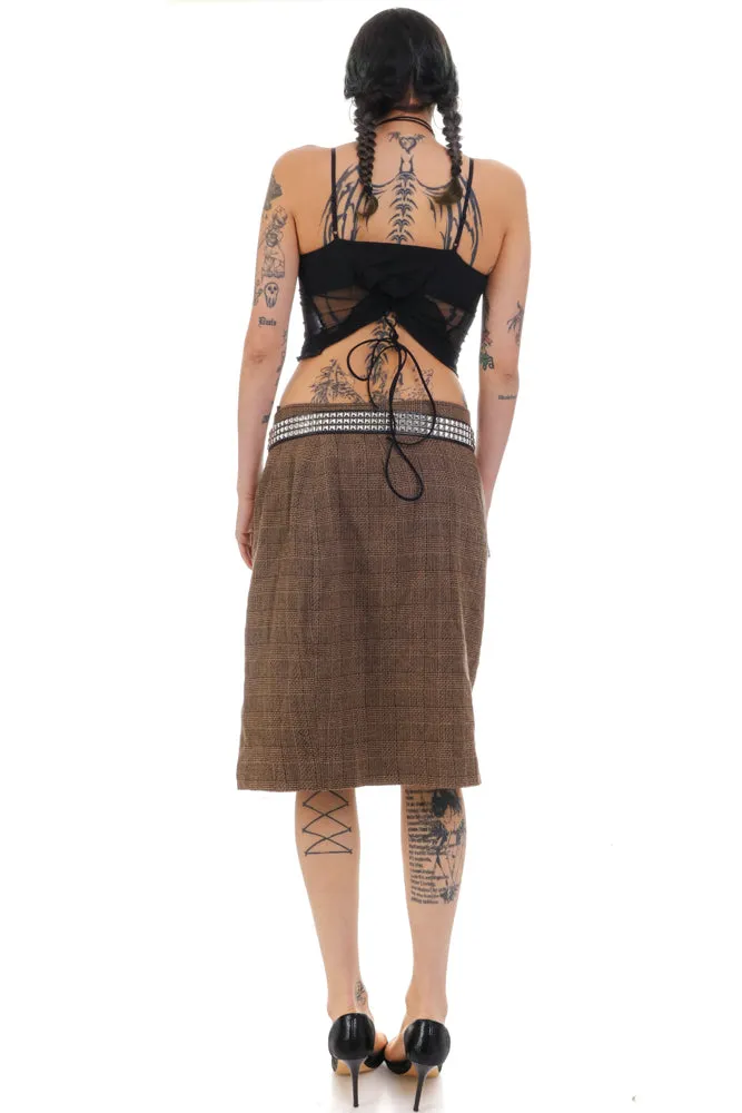 Vintage 90's Classiques Enter Plaid Skirt - M/L sold by Tunnel Vision product image thumbnail 5
