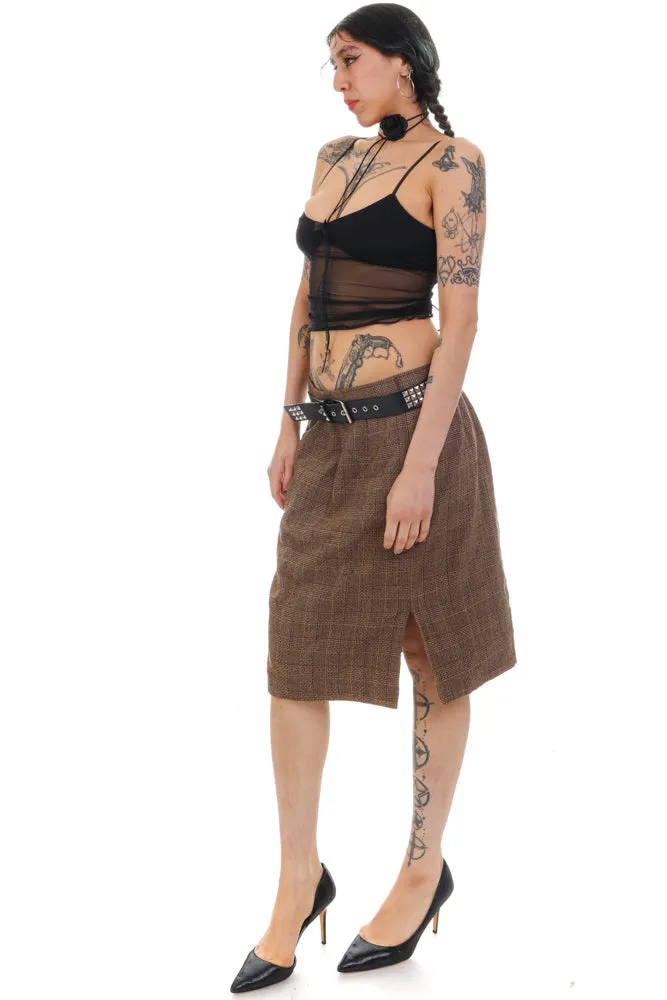 Vintage 90's Classiques Enter Plaid Skirt - M/L sold by Tunnel Vision product image thumbnail 3