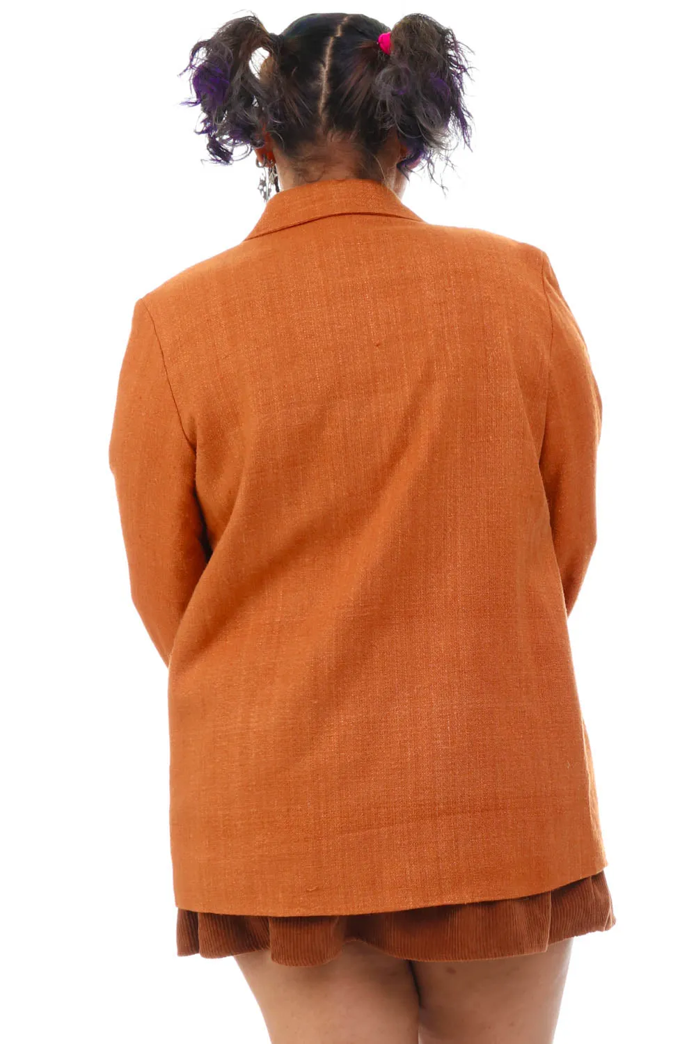Vintage 90's Orange Button Jacket - OSFM sold by Tunnel Vision product image thumbnail 5