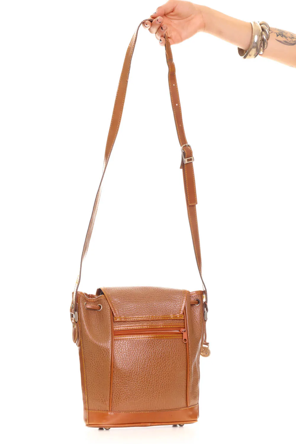 Vintage Y2K Dooney & Bourke Carrier Leather Bag sold by Tunnel Vision product image thumbnail 3