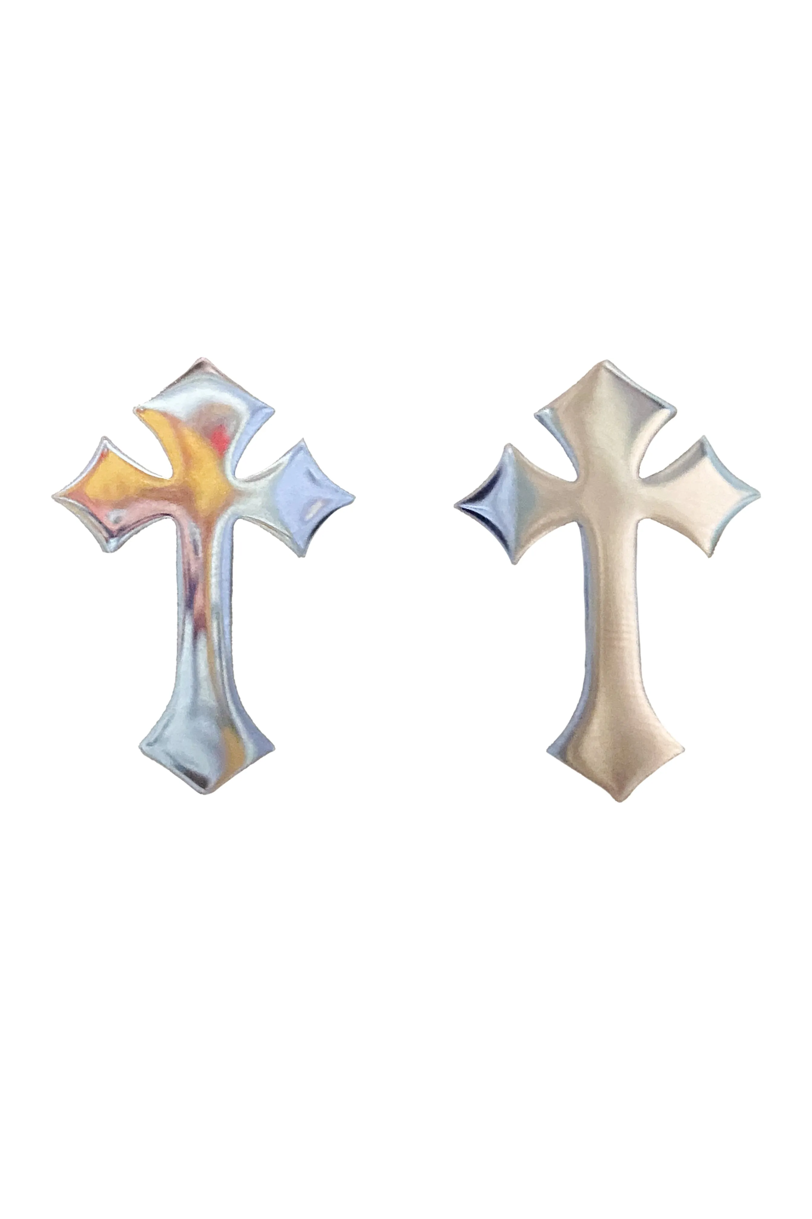 Stainless Steel Cross Stud Earrings sold by Tunnel Vision